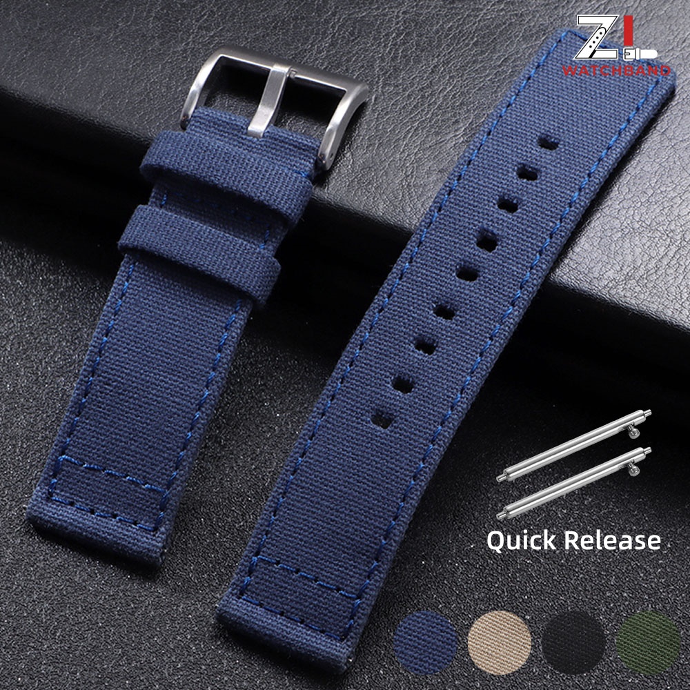 Canvas Strap Watch - Nylonowy pasek do zegarka 20mm 22mm