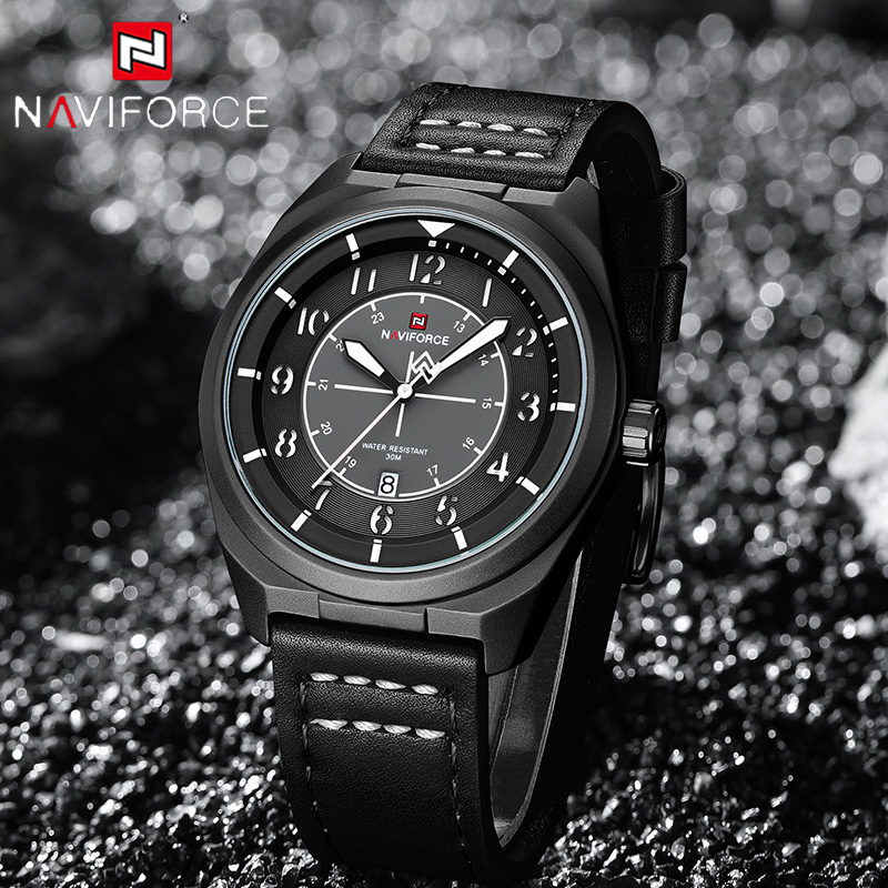 Zegarek męski NAVIFORCE z mech – Leather Watch Band Men recenzja i cena