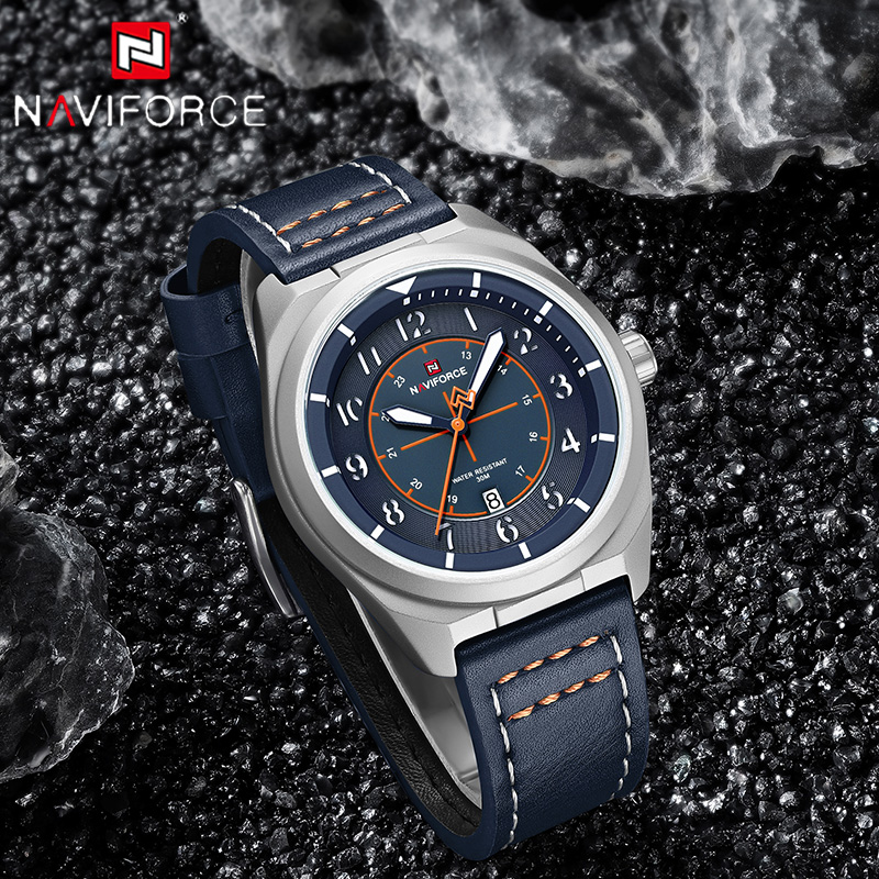 Zegarek męski NAVIFORCE z mech – Leather Watch Band Men recenzja i cena