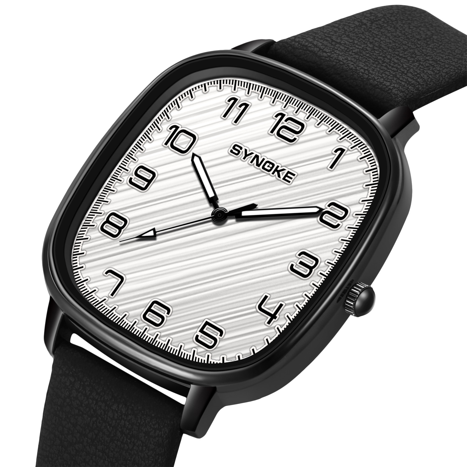 Zegarek męski SYNOKE Najlepsza – Leather Watch Band Men recenzja i cena