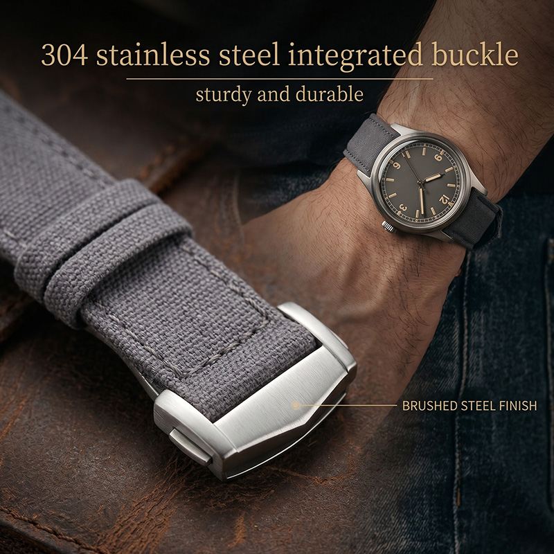 Pasek do zegarka z płótna 18/2 – Canvas Strap Watch recenzja i cena