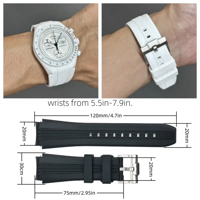 20mm Zakrzywiony Silikonowy Pa – Omega Watch Speedmaster recenzja i cena
