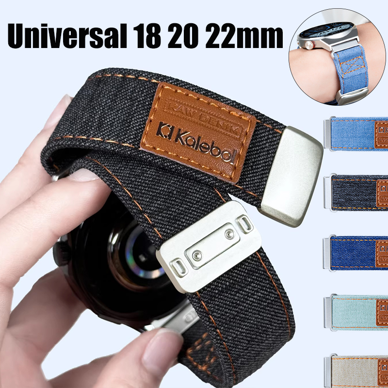 Pasek z denimu i płótna 18/20/ – Canvas Strap Watch recenzja i cena