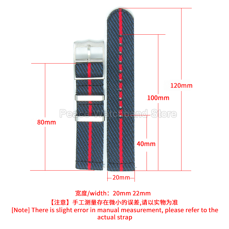 Bransoleta nylonowa khaki nieb – Nato Strap Nylon recenzja i cena