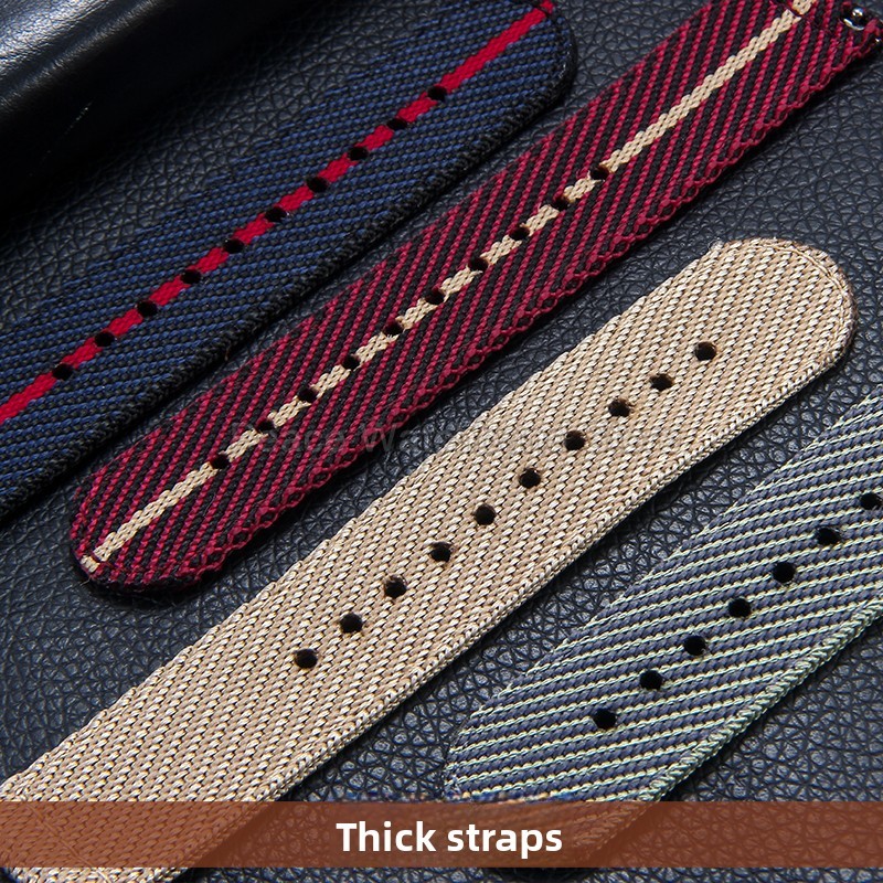 Bransoleta nylonowa khaki nieb – Nato Strap Nylon recenzja i cena