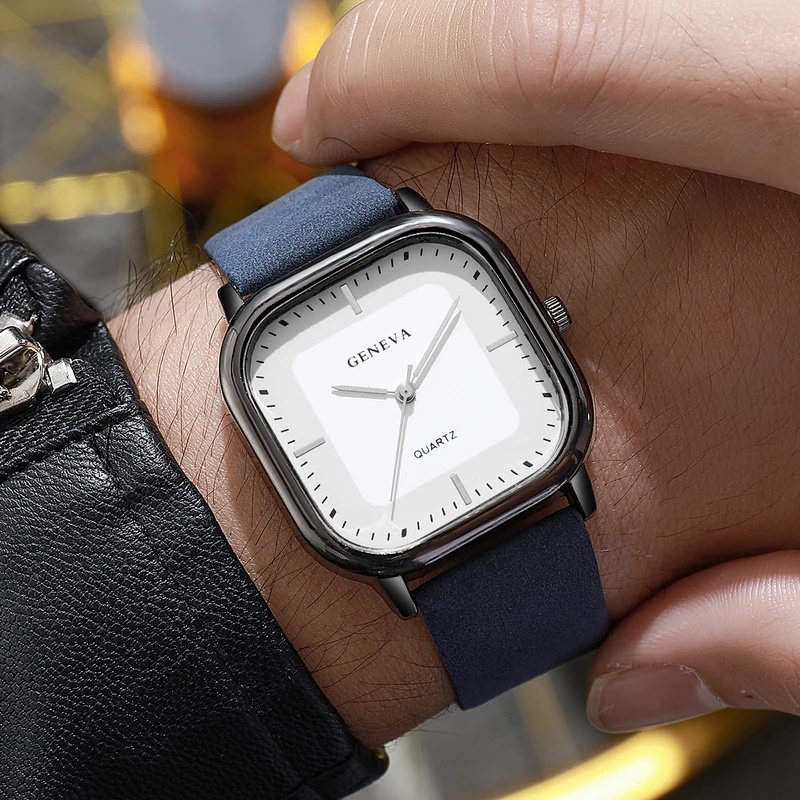 Modny klasyczny męski zegarek  – Leather Watch Band Men recenzja i cena